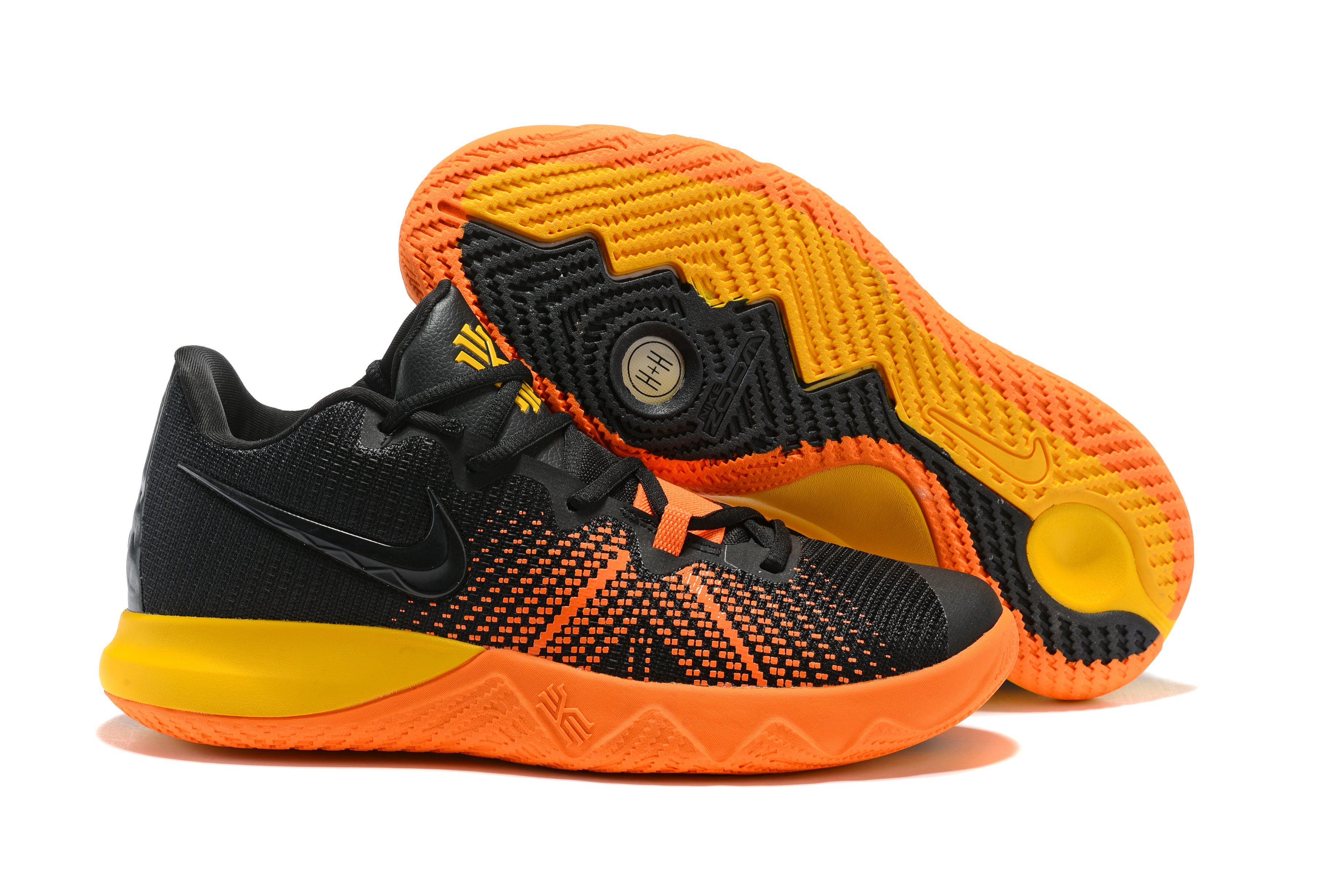 Nike Kyrie Flytrap Black Orange Yellow Shoes